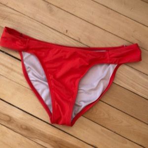 Red bikini bottoms